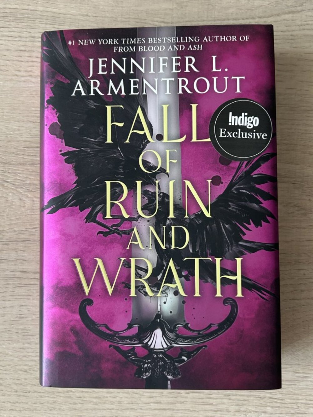 Fall of Ruin and Wrath- Jennifer L Armentrout; Indigo Exclusive hardcover